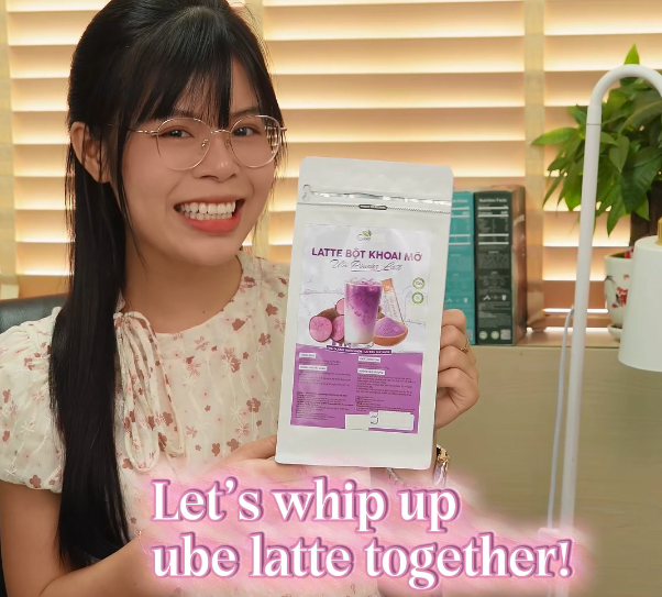 Cùng Làm Latte Khoai Mỡ Thơm Béo Tại Nhà