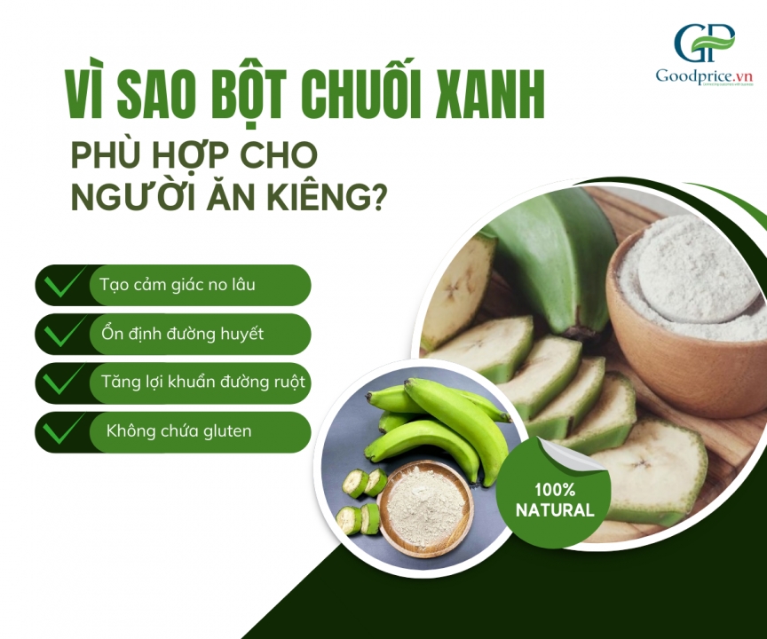 Green Banana Flour Goodprice Vietnam – A Natural Alternative to Wheat Flour for Dieters