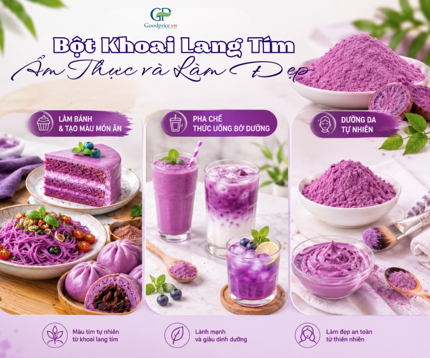 Pure Purple Sweet Potato Powder: The Secret to Naturally Beautiful Food Coloring