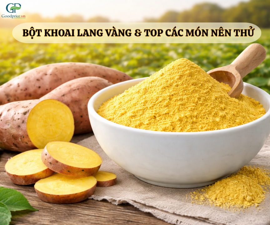 Bột khoai lang vàng dùng để làm gì? Top món ngon bạn nên thử
