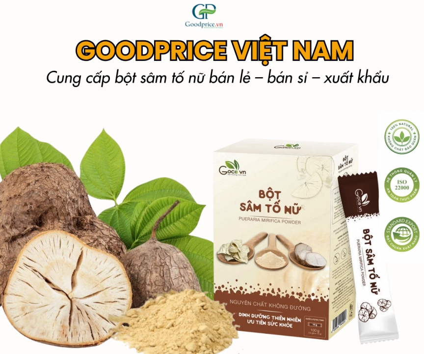 Goodprice Vietnam Pueraria Mirifica Powder – A Natural Beauty Secret for Modern Women