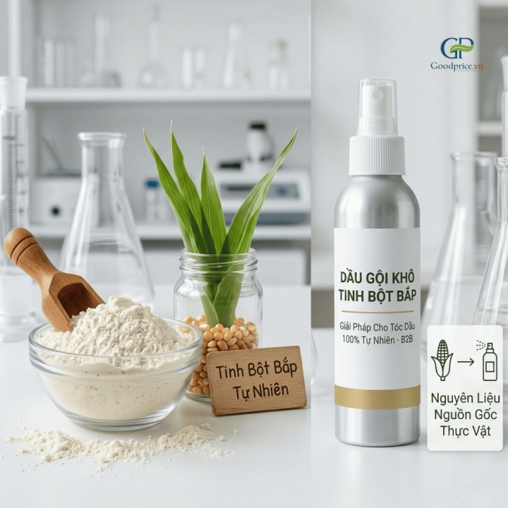 Dầu Gội Khô Bằng Tinh Bột Bắp Ngách B2B Tiềm Năng