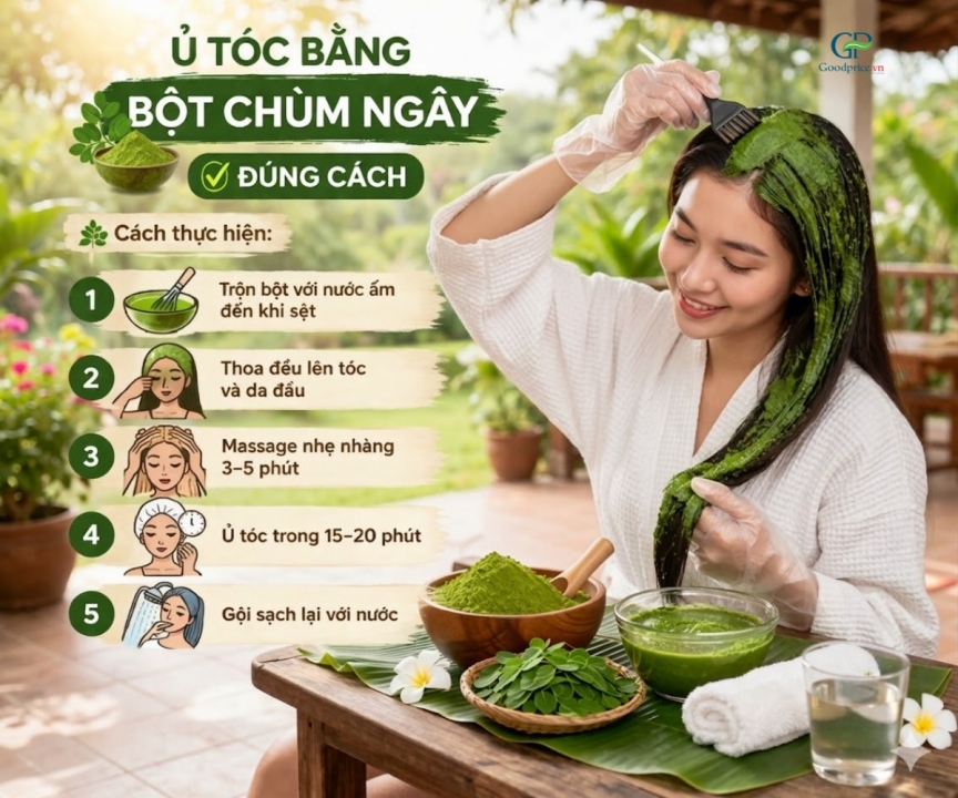 Dưỡng Tóc Bằng Chùm Ngây – Xu Hướng Làm Đẹp Tự Nhiên 2026