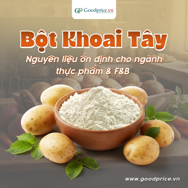 Goodprice Vietnam – Supplying high-quality Potato Powder for food manufacturers and the F&B industry.