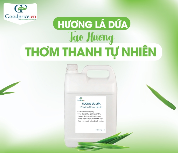 Pandan flavor brings natural flavor to food