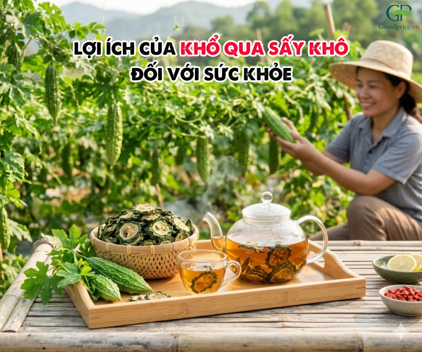 Khổ qua cắt lát sấy khô Goodprice Việt Nam - cung cấp sỉ giá tốt