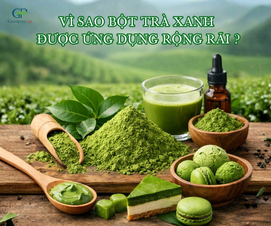 Applications of Green Tea Powder in Beverages, Food, and Cosmetics