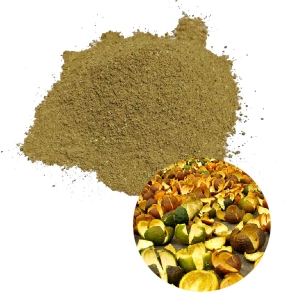 Crusted orange powder