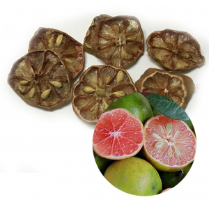 Dried lemon with rosy pulp